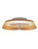 Ventilador de techo LED madera Himalaya lateral| LeonLeds