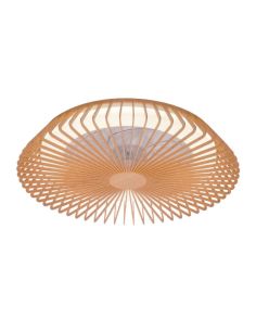 Ventilateur de plafond LED en bois Himalaya | LeonLeds