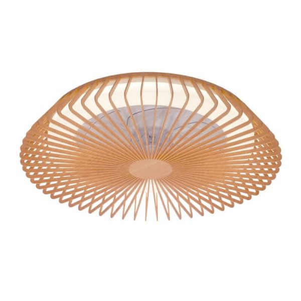 Ventilateur de plafond LED en bois Himalaya | LeonLeds