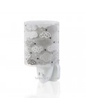 Quitamiedos LED de diseño infantil de la serie Clouds de Dalber de color Gris | LeonLeds Iluminación