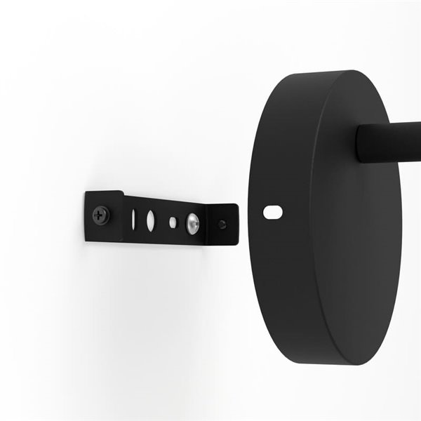 Aplique de pared CARLTON 7 negro y cobre, estilo industrial E27 (no incl.)