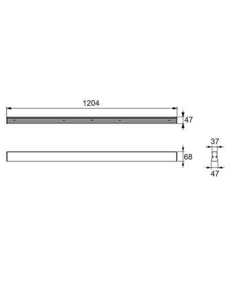 Plafon LED HANOK 38W 110º Preto 3000K-2850 Lm / 4000K-3000 Lm