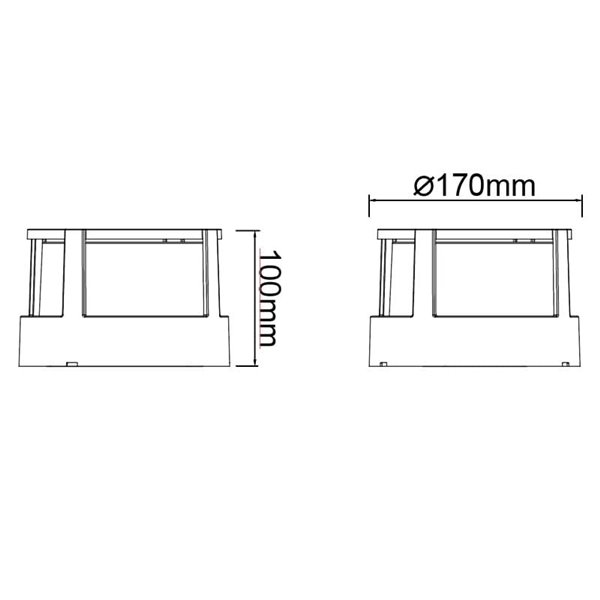 Plafón de Techo LED Exterior IP65 CREEK 15W CCT 2700K-3300K-4000K negro/blanco/corten