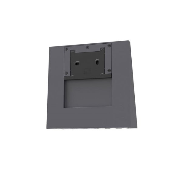 Aplique de pared solar LED negro RAKSSA, con panel solar, interruptor y 4 intensidades, 5.2W 1000Lm 4000K IP54