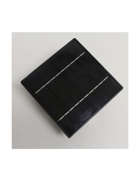 Aplique de exterior LED solar CALM, con sensor crepuscular, negro IP54 150Lm 2CCT 3000K-6000K