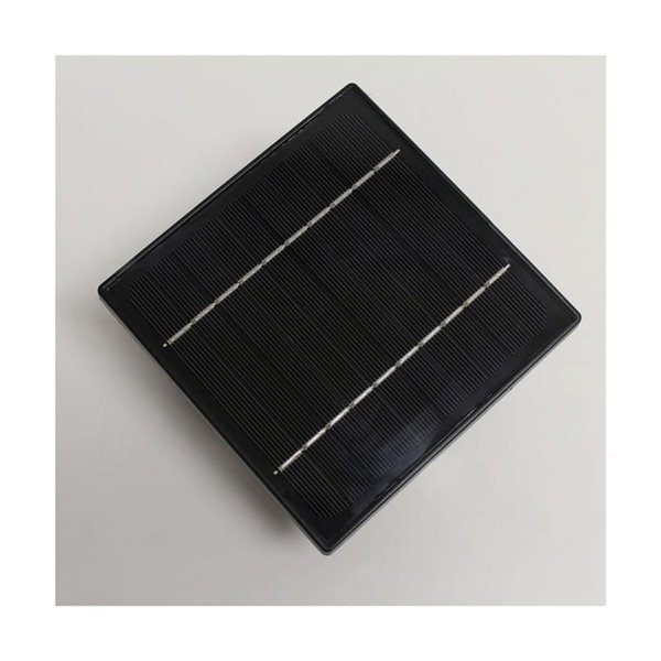 Applique murale solaire d'extérieur à LED CALM avec capteur crépusculaire, noire, IP54, 150 lm, 2 CCT, 3 000 K-6 000 K