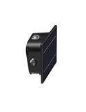 Aplique de exterior LED solar CALM, con sensor crepuscular, negro IP54 150Lm 2CCT 3000K-6000K