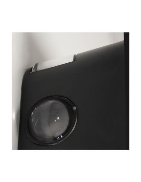Aplique de exterior LED solar CALM, con sensor crepuscular, negro IP54 150Lm 2CCT 3000K-6000K