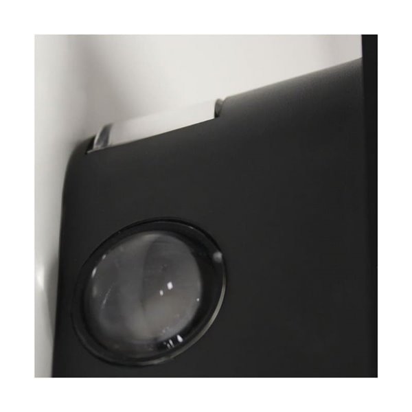 Aplique de exterior LED solar CALM, con sensor crepuscular, negro IP54 150Lm 2CCT 3000K-6000K