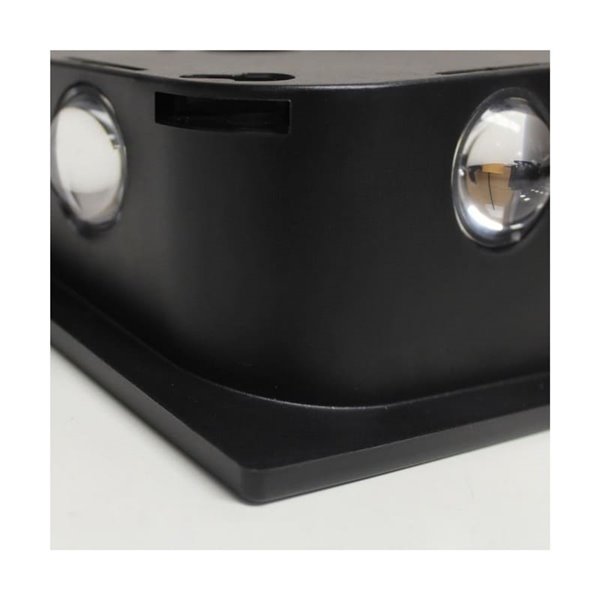 Aplique de exterior LED solar CALM, con sensor crepuscular, negro IP54 150Lm 2CCT 3000K-6000K