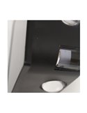 Aplique de exterior LED solar CALM, con sensor crepuscular, negro IP54 150Lm 2CCT 3000K-6000K