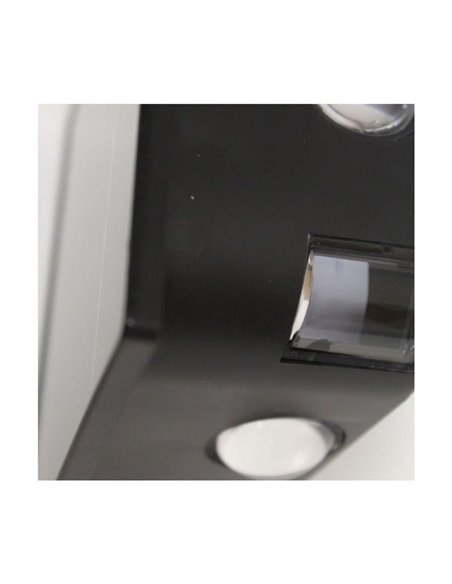 Luminária de parede externa LED solar CALM com sensor crepuscular, preta, IP54, 150 lm, 2 compartimentos, 3000K-6000K