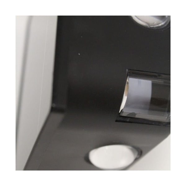 Applique murale solaire d'extérieur à LED CALM avec capteur crépusculaire, noire, IP54, 150 lm, 2 CCT, 3 000 K-6 000 K