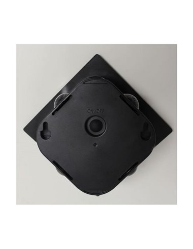 Applique murale solaire d'extérieur à LED CALM avec capteur crépusculaire, noire, IP54, 150 lm, 2 CCT, 3 000 K-6 000 K