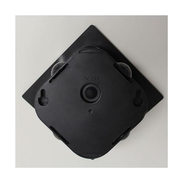 Applique murale solaire d'extérieur à LED CALM avec capteur crépusculaire, noire, IP54, 150 lm, 2 CCT, 3 000 K-6 000 K