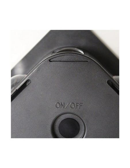 Luminária de parede externa LED solar CALM com sensor crepuscular, preta, IP54, 150 lm, 2 compartimentos, 3000K-6000K