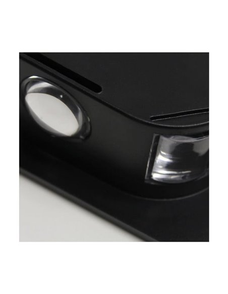 Aplique de exterior LED solar CALM, con sensor crepuscular, negro IP54 150Lm 2CCT 3000K-6000K