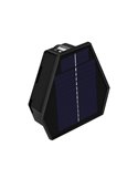 Aplique de exterior LED solar DIAMANTE, con sensor crepuscular, 120Lm 2CCT 3000K-6000K