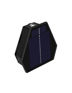 Aplique de exterior LED solar DIAMANTE, con sensor crepuscular, 120Lm 2CCT 3000K-6000K