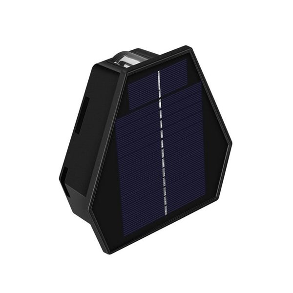 Aplique de exterior LED solar DIAMANTE, con sensor crepuscular, 120Lm 2CCT 3000K-6000K