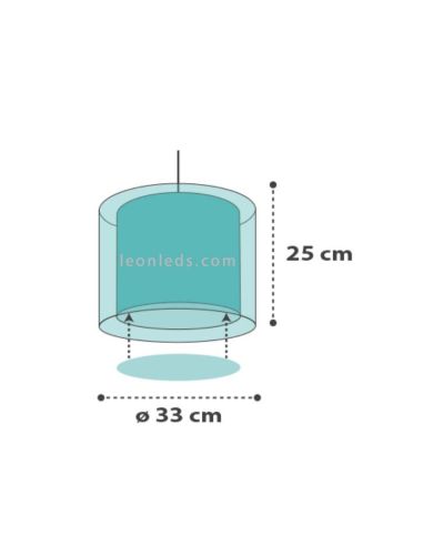 Lámpara de techo Infantil Mariposas Serie Butterfly