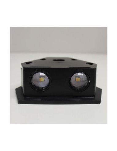 Aplique de exterior LED solar DIAMANTE, con sensor crepuscular, 120Lm 2CCT 3000K-6000K
