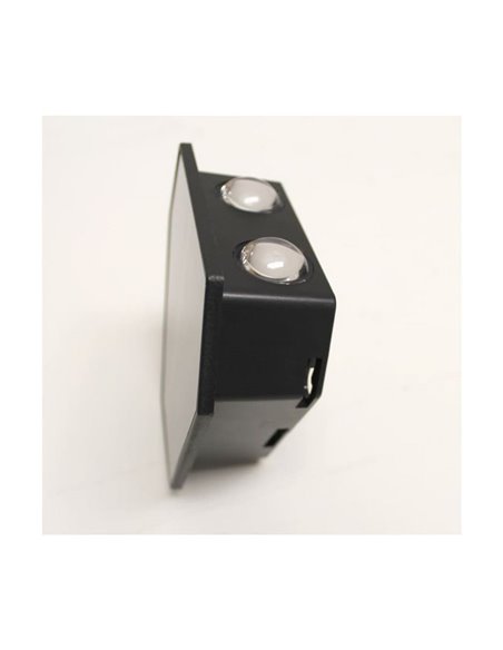 Aplique de exterior LED solar DIAMANTE, con sensor crepuscular, 120Lm 2CCT 3000K-6000K