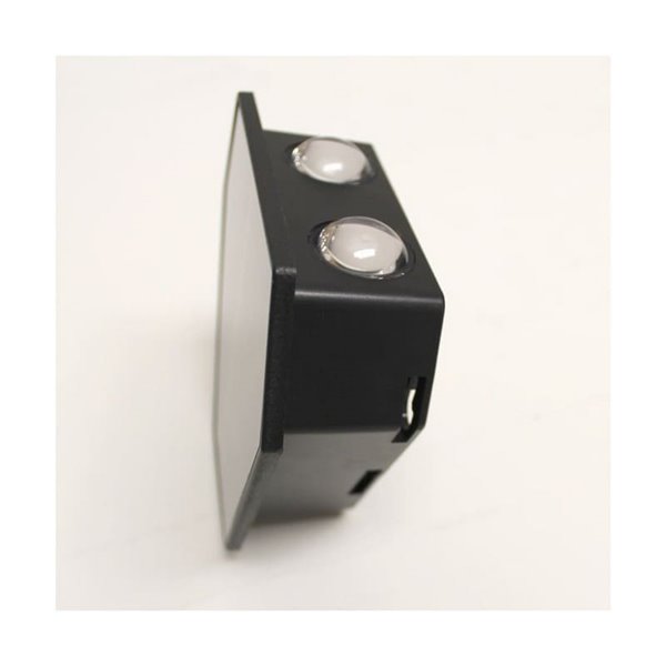 Aplique de exterior LED solar DIAMANTE, con sensor crepuscular, 120Lm 2CCT 3000K-6000K