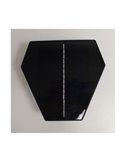 Aplique de exterior LED solar DIAMANTE, con sensor crepuscular, 120Lm 2CCT 3000K-6000K