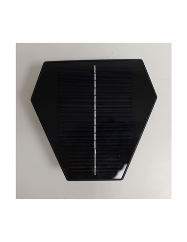 Aplique de exterior LED solar DIAMANTE, con sensor crepuscular, 120Lm 2CCT 3000K-6000K