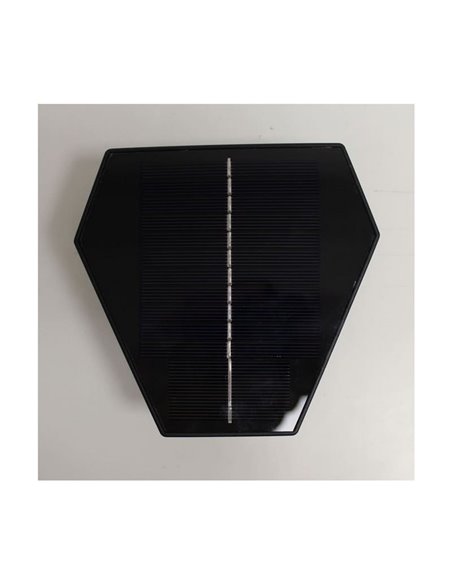 Aplique de exterior LED solar DIAMANTE, con sensor crepuscular, 120Lm 2CCT 3000K-6000K