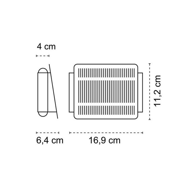 Aplique de exterior LED solar NIL, negro con sensor crepuscular, IP54 120Lm 3000K