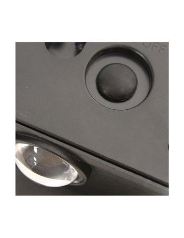 Aplique de exterior LED solar NIL, negro con sensor crepuscular, IP54 120Lm 3000K