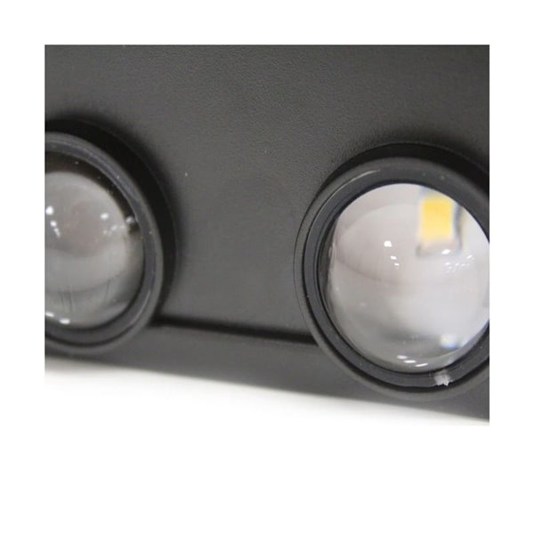 Aplique de exterior LED solar NIL, negro con sensor crepuscular, IP54 120Lm 3000K