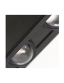 Aplique de exterior LED solar NIL, negro con sensor crepuscular, IP54 120Lm 3000K