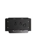 Aplique de exterior LED solar NIL, negro con sensor crepuscular, IP54 120Lm 3000K