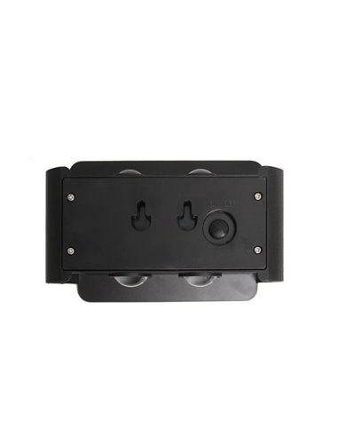 Aplique de exterior LED solar NIL, negro con sensor crepuscular, IP54 120Lm 3000K