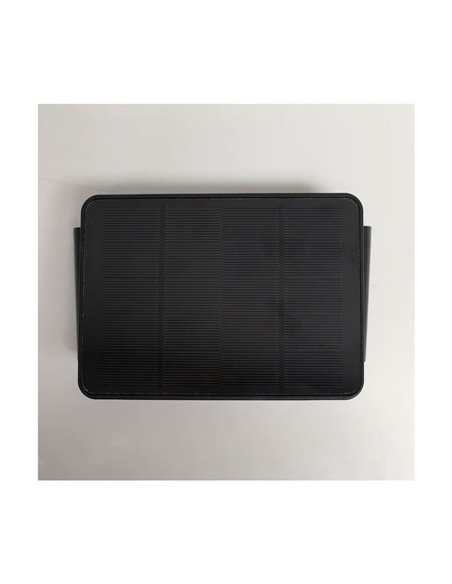 Aplique de exterior LED solar NIL, negro con sensor crepuscular, IP54 120Lm 3000K