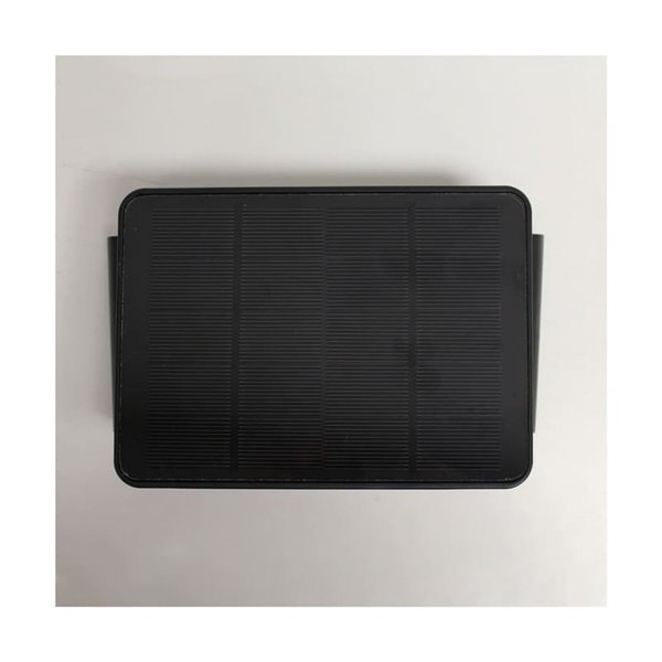 Applique murale solaire d'extérieur à LED NIL, noire, avec capteur crépusculaire, IP54, 120 lm, 3 000 K