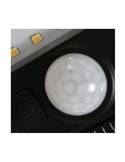 Aplique pinza LED solar CLIP, con sensor de movimiento y crepuscular para exterior IP65, 3W 300Lm, 4200K