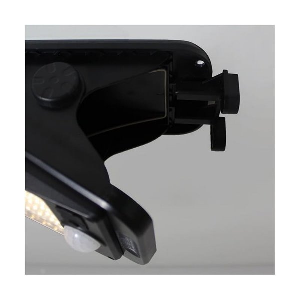 Aplique pinza LED solar CLIP, con sensor de movimiento y crepuscular para exterior IP65, 3W 300Lm, 4200K