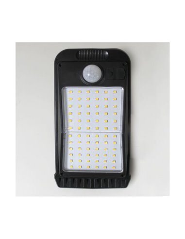 Aplique pinza LED solar CLIP, con sensor de movimiento y crepuscular para exterior IP65, 3W 300Lm, 4200K