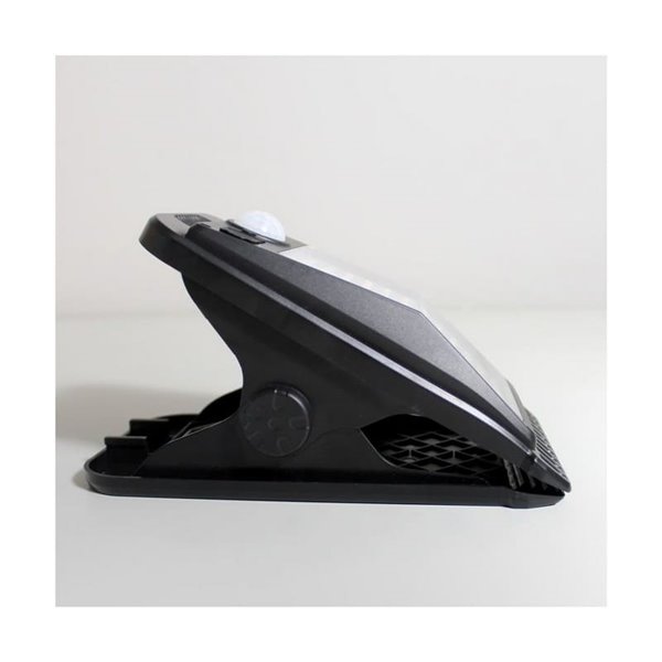 Luminária de parede solar LED CLIP, com sensor de movimento e crepúsculo para uso externo, IP65, 3W 300Lm, 4200K