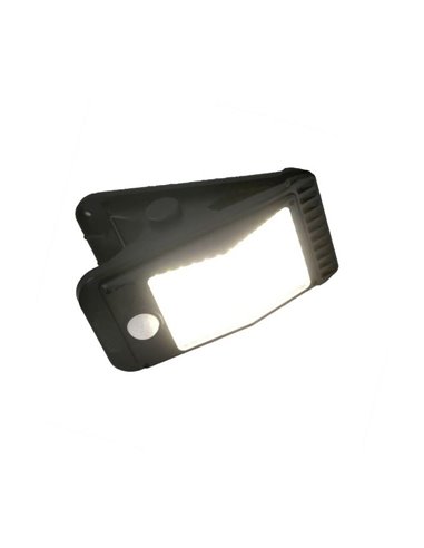 Applique solaire LED CLIP, avec détecteur de mouvement et de crépuscule pour l'extérieur, IP65, 3W 300Lm, 4200K