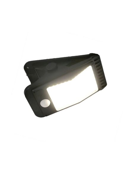 Applique solaire LED CLIP, avec détecteur de mouvement et de crépuscule pour l'extérieur, IP65, 3W 300Lm, 4200K
