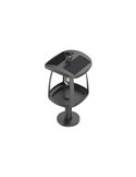 Sobremuro solar LED ZEFFA para exterior, negro con 4 intensidades de luz, 4W 350Lm 4000K 