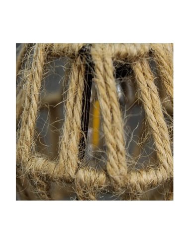 Guirlande lumineuse solaire d'extérieur à LED ETNA, rechargeable par USB ou à énergie solaire, 10 ampoules, 5 W, 330 lm, 2 700 K