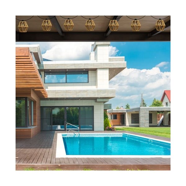 Guirlande lumineuse solaire d'extérieur à LED ETNA, rechargeable par USB ou à énergie solaire, 10 ampoules, 5 W, 330 lm, 2 700 K