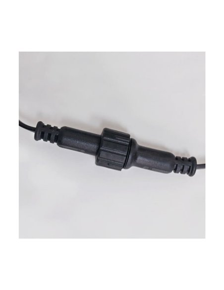 Guirnalda de exterior LED solar ETNA, de cuerda con batería recargable USB o luz solar, 10 bombillas, 5W 330Lm, 2700K