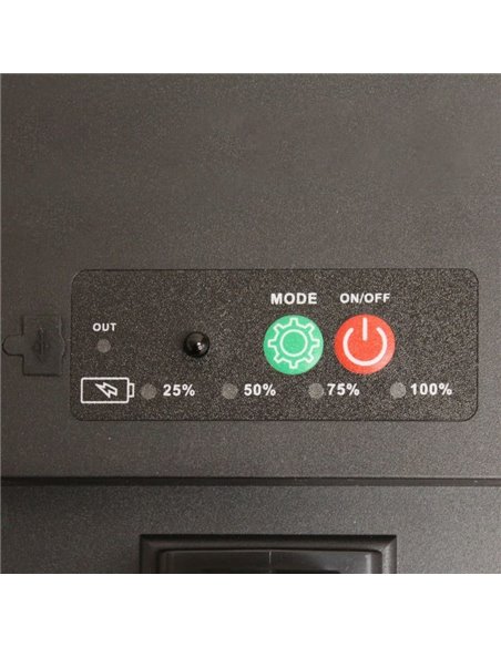 Guirlande lumineuse solaire LED d'extérieur TEIDE, avec batterie rechargeable et 10 ampoules incluses, 8W 430Lm, 2700K